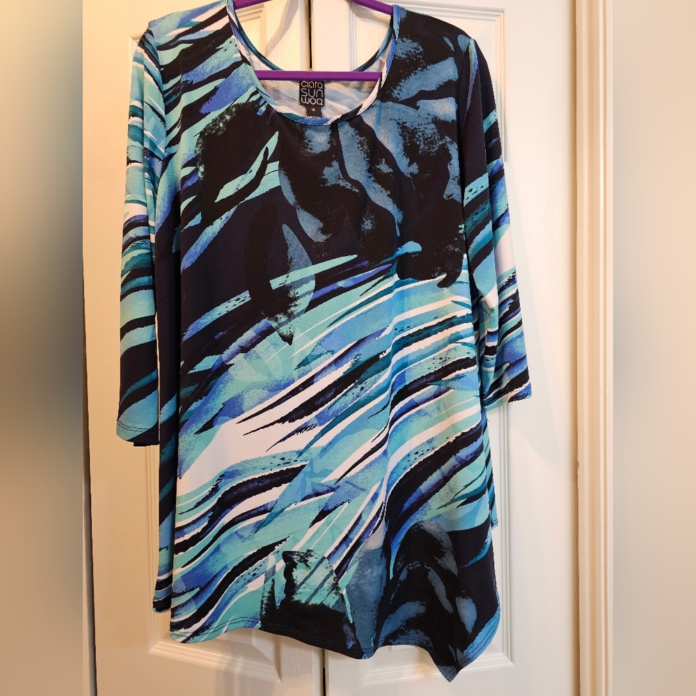 Clara Sunwoo tunic 1X EUC